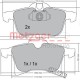 Bremsbelagsatz vorne (280mm,308mm)