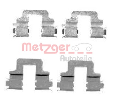 Bremsbelagmontagesatz hinten