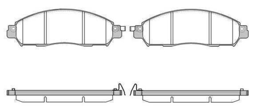 Bremsbelagsatz vorne (296mm)