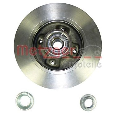 Bremsscheibe hinten (268mm) (mit Radlager) besch.