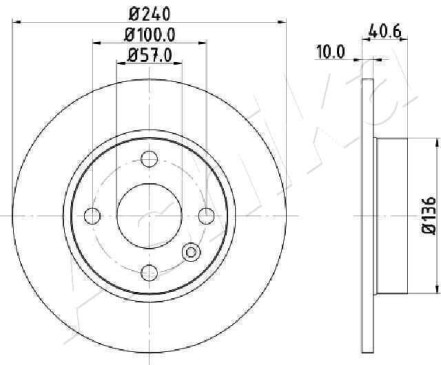 Bremsscheibe hinten