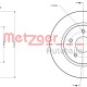 Bremsscheibe hinten belüftet