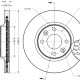 Bremsscheibe vorne bel.(258mm)