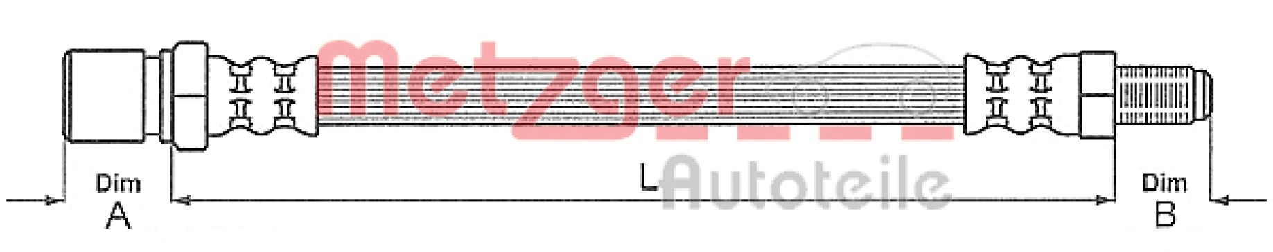 Bremsschlauch vorne