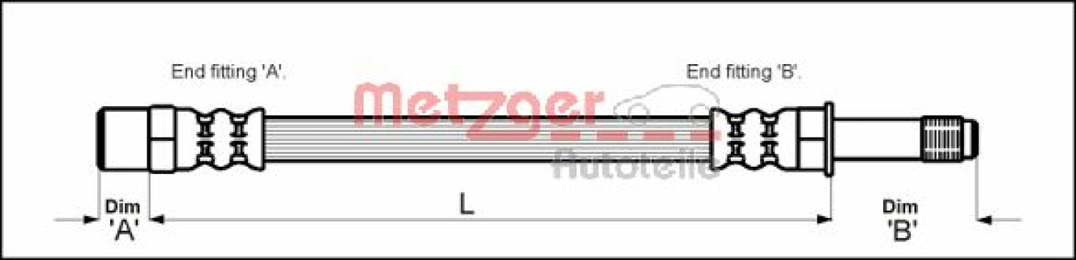 Bremsschlauch vorne