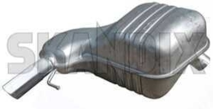 Auspufftopf hinten (Chrom)